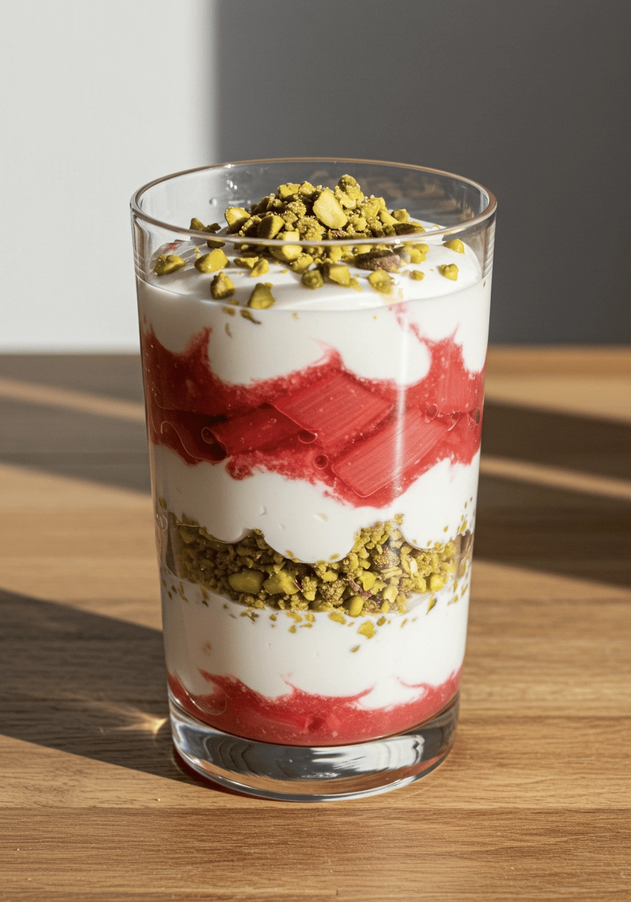 rhubarb and pistachio parfait 25