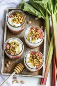 rhubarb and pistachio parfait 6