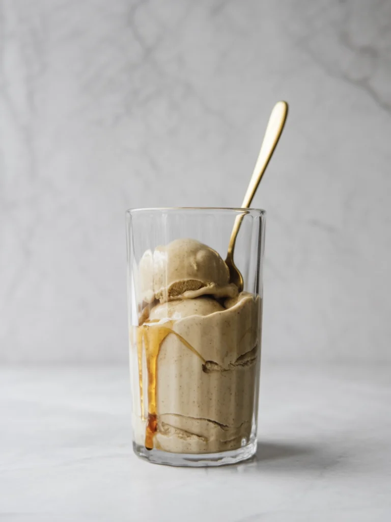 5-Ingredient Tahini Banana Ice Cream (No Churn!) 4 tahini banana ice cream2