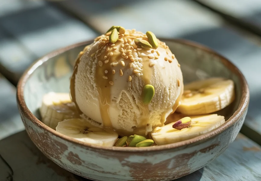 tahini banana ice cream6