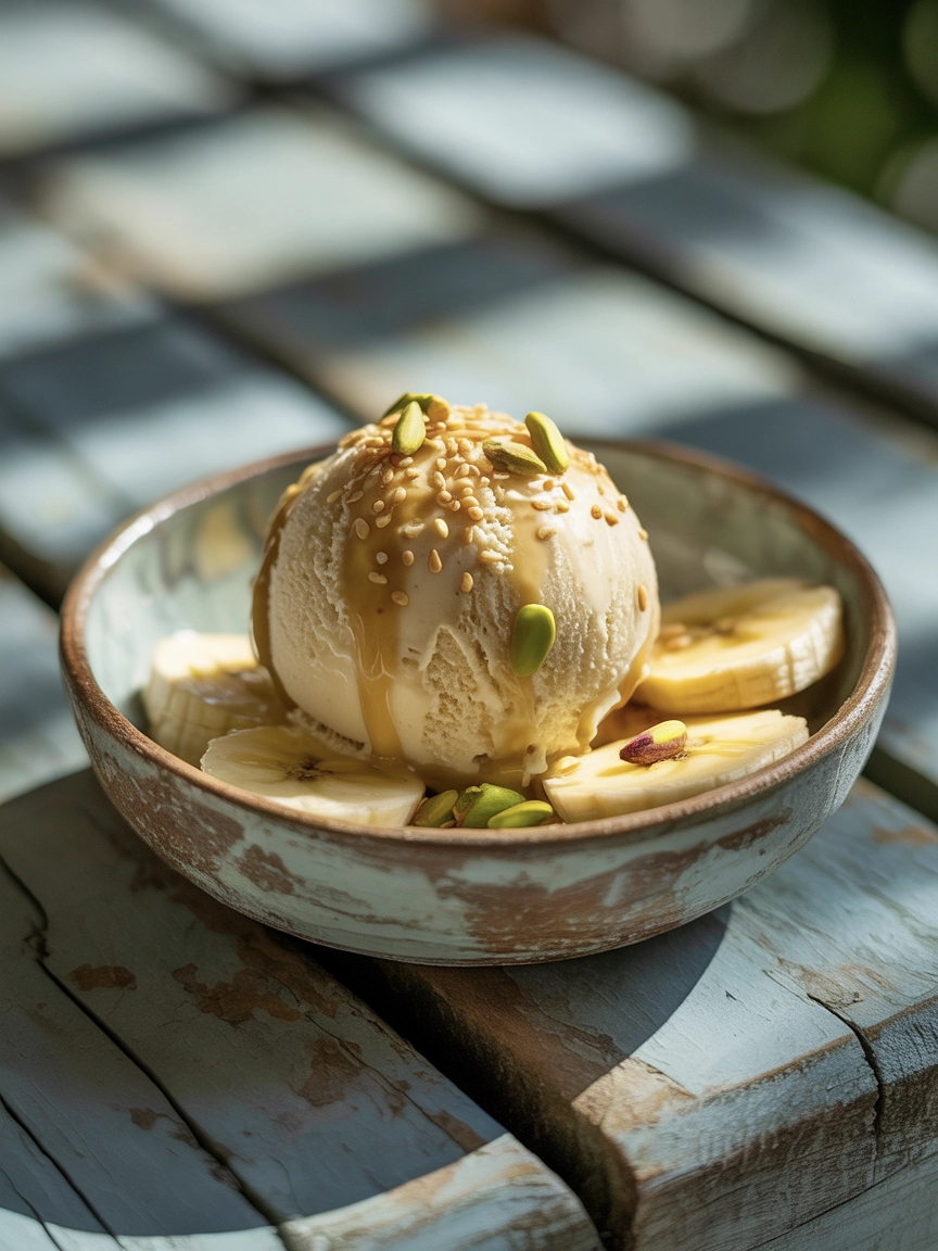 tahini banana ice cream6
