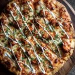 Hot honey chicken pizza