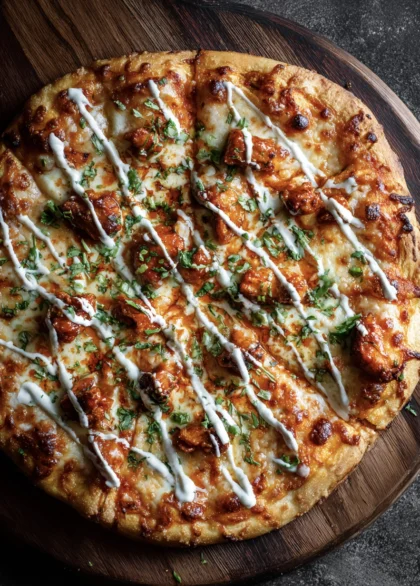 Ultimate Hot Honey Chicken Pizza with Quick Ranch Drizzle 25 Hot honey chicken pizza
