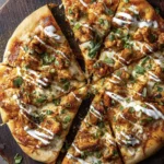 Hot honey chicken pizza