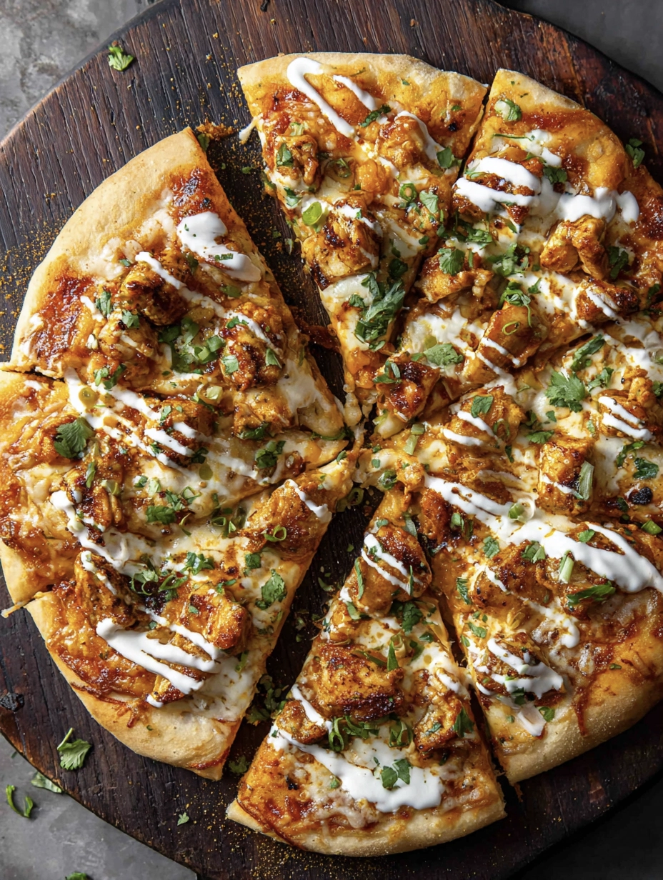 Ultimate Hot Honey Chicken Pizza with Quick Ranch Drizzle 5 Hot honey chicken pizza