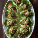 Korean Gochujang Chicken Lettuce Wraps 4