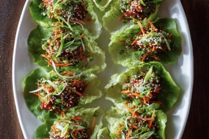 Korean Gochujang Chicken Lettuce Wraps: 10-Minute K-Food at Home 1 Korean Gochujang Chicken Lettuce Wraps 4