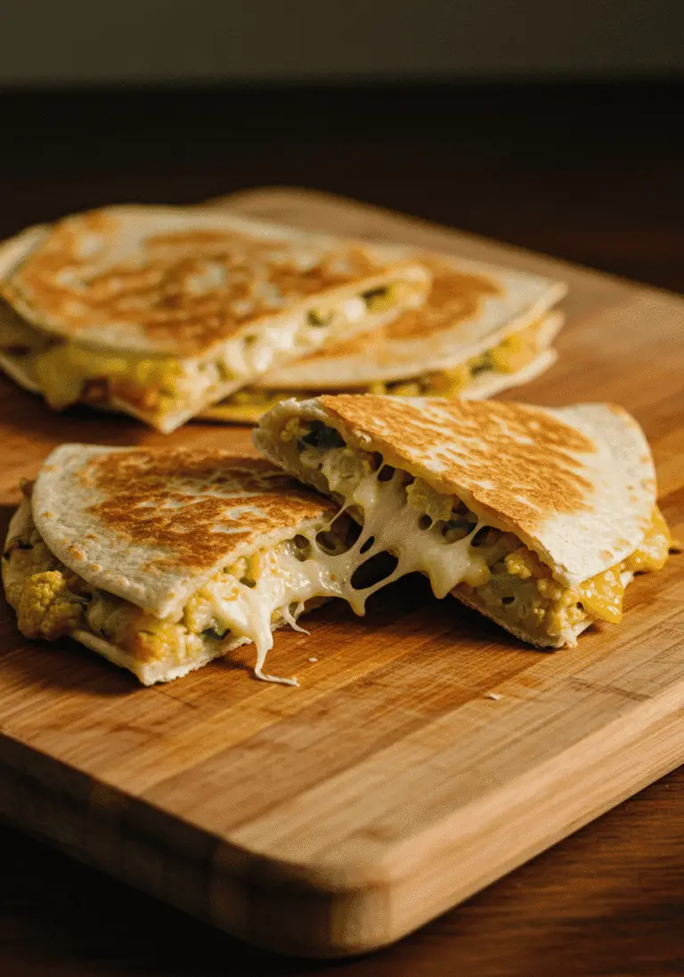 Viral Vegan Quesadilla Hack: Cauliflower Power Edition