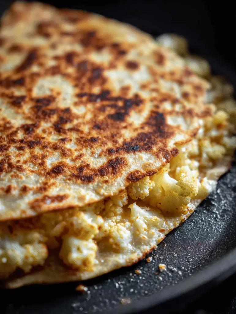 Viral Vegan Quesadilla Hack: Cauliflower Power Edition 3 cauliflower quesedilla 18
