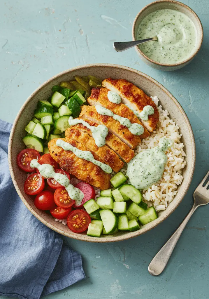 Super Tasty Chicken Shawarma Bowls 2 chicken shawrama bowl 21