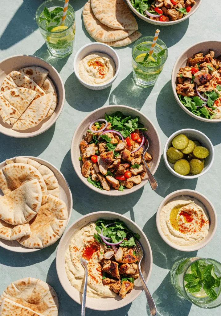 Super Tasty Chicken Shawarma Bowls 6 chicken shawrama bowl 25