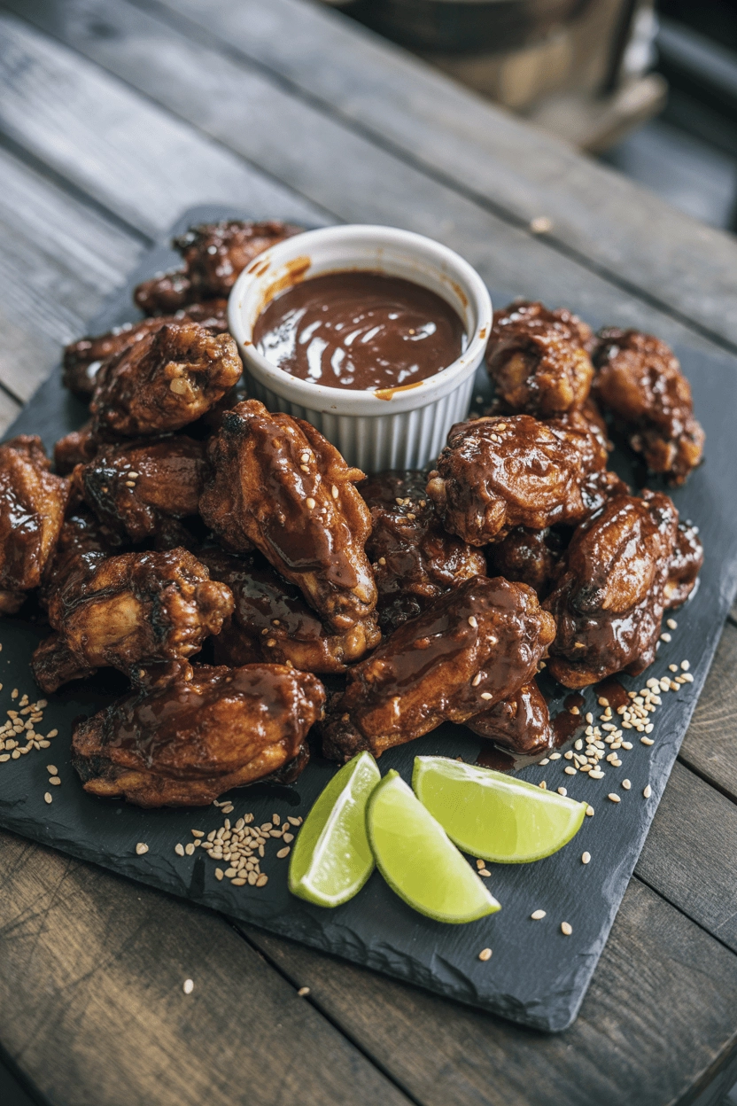 3-Ingredient Nutella Chicken Wings: Sweet, Spicy, Irresistible 5 plate of Nutella and sriracha coated chicken wings