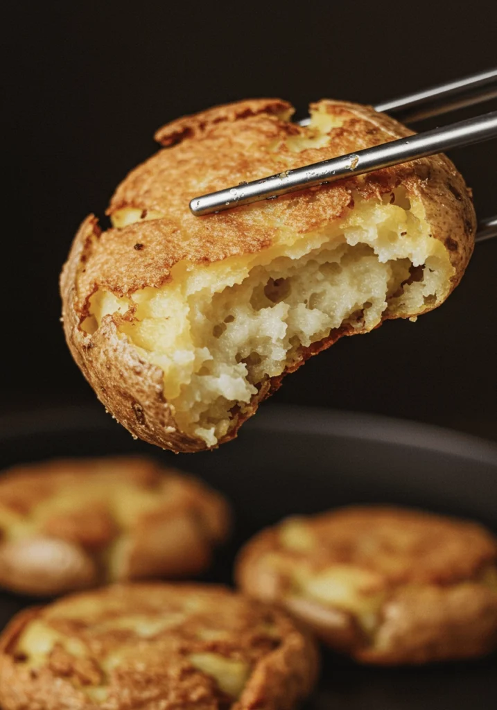 3-Ingredient Smashed Potato Poppers 3 smashed potato poppers 10