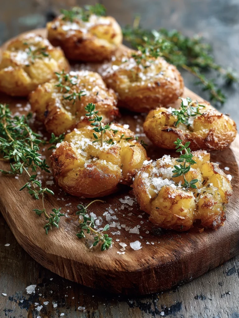 3-Ingredient Smashed Potato Poppers