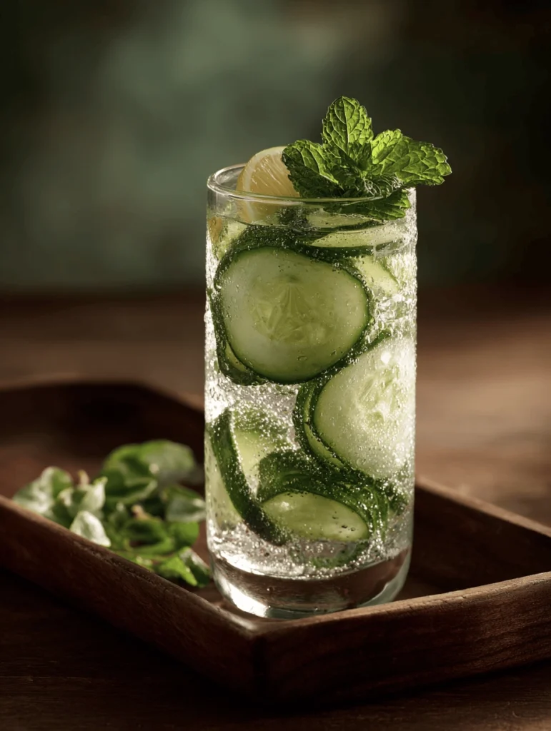 Ultimate Goddess Cucumber-Mint Spa Water for Glowing Skin (Under 2 Minutes!) 2 spa water 13
