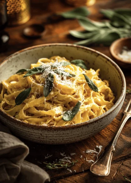 butternut squash alfredo pasta 17