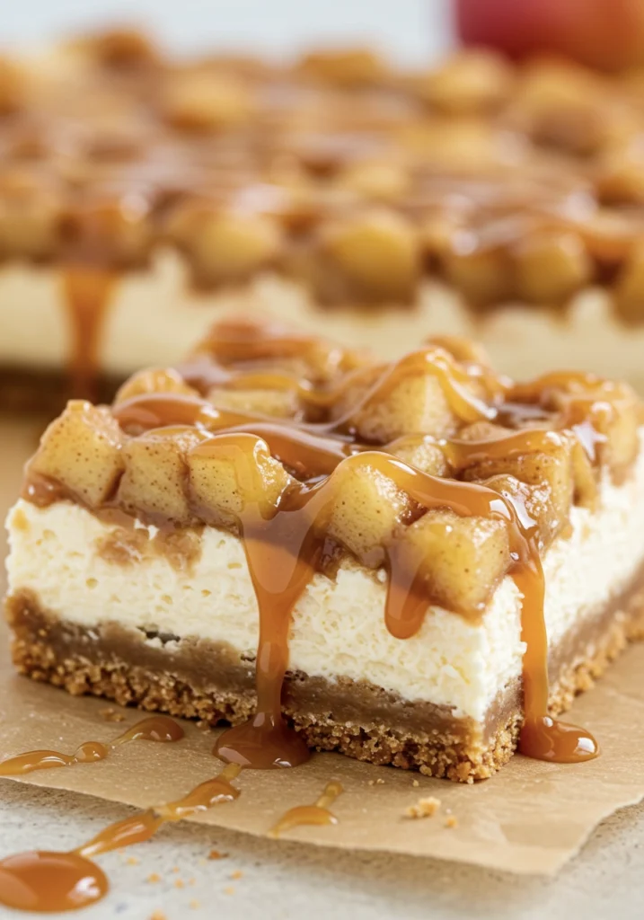 Lazy Girl’s Caramel Apple Cheesecake Bars – 5 Ingredients, Zero Fuss 4 caramel apple cheesecake 28