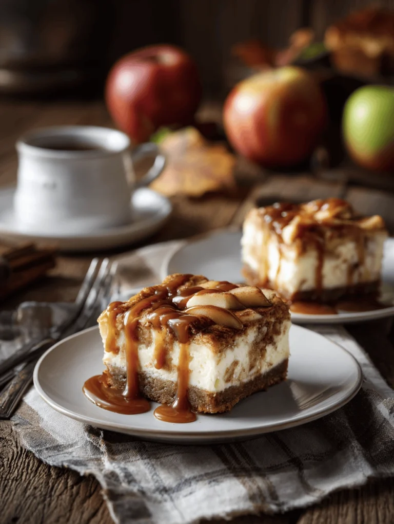 Lazy Girl’s Caramel Apple Cheesecake Bars – 5 Ingredients, Zero Fuss