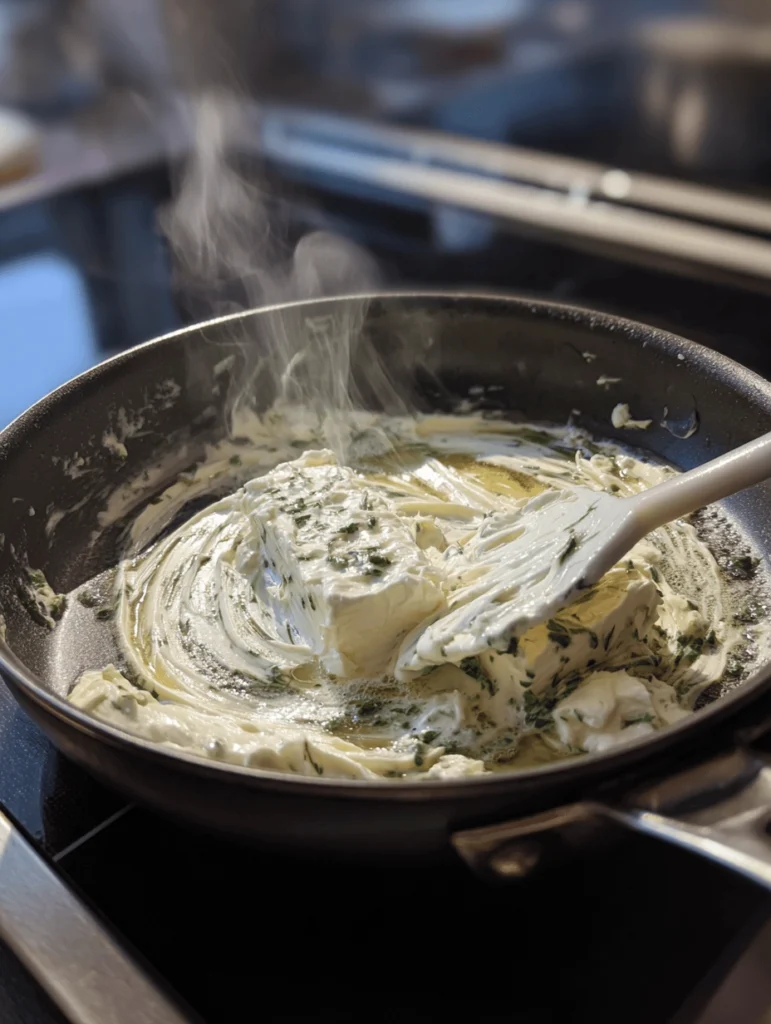 Creamy Garlic-Herb Skillet Chicken (Cream Cheese or Boursin) 5 cream cheese chicken 5