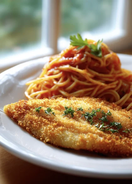 fried catfish and spaghetti 2