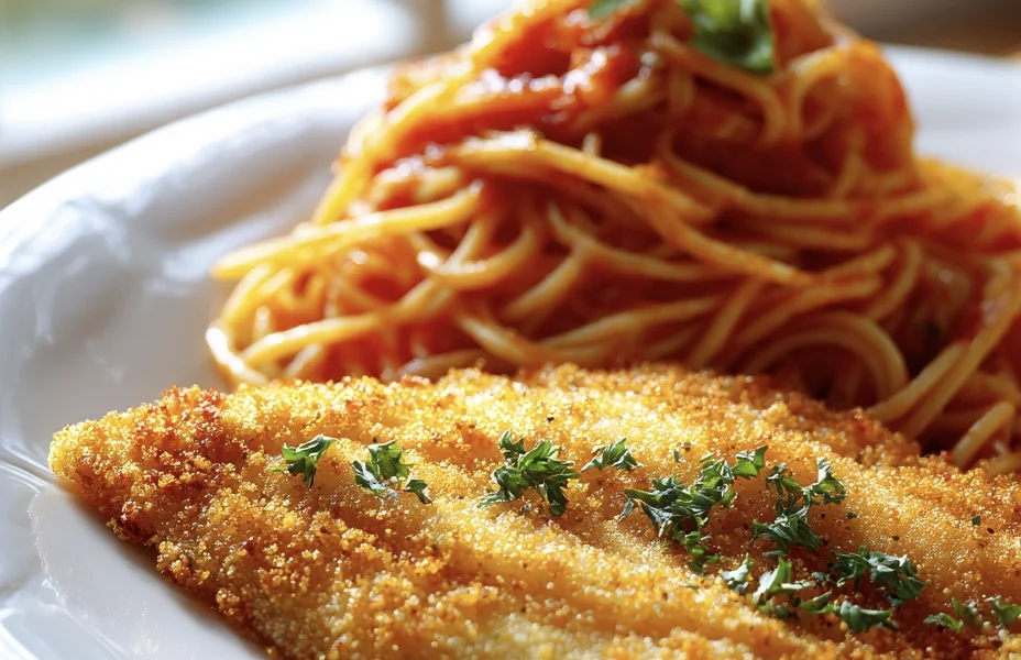 fried catfish and spaghetti 2
