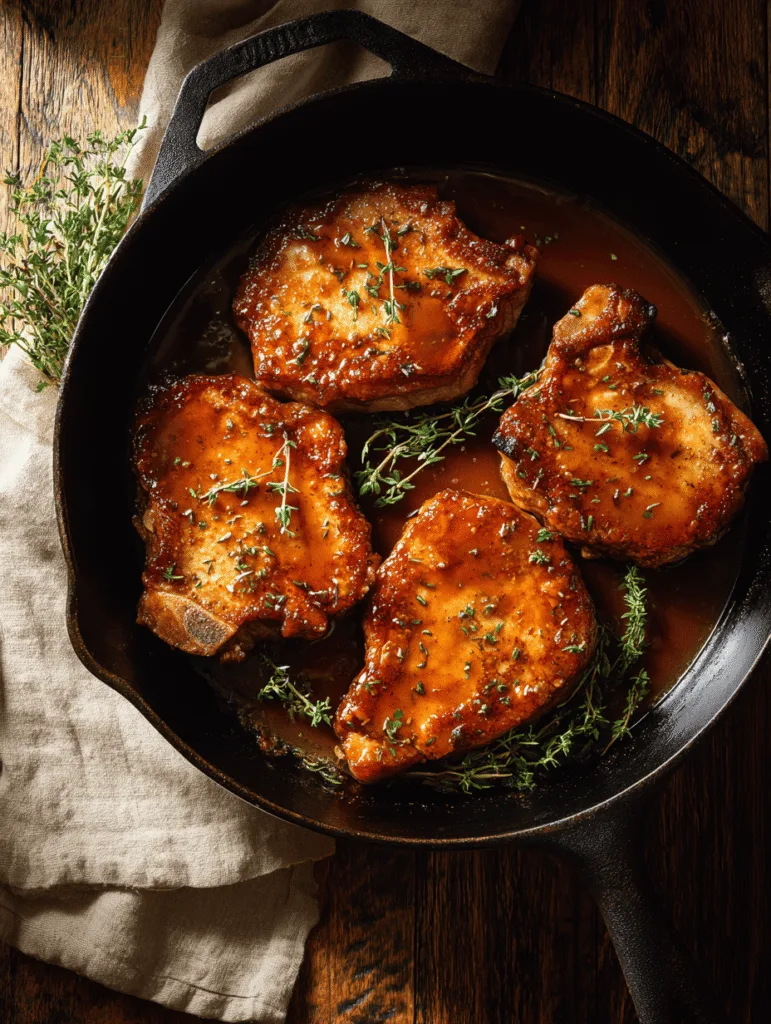 One-Pan Maple-Bourbon Glazed Pork Chop 3 maple bourbon pork chop18