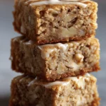 Perfect Maple + Walnut Mini Blondies (No Cracking, Just Chew) 35 mini walnut maple blondies5