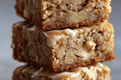 Perfect Maple + Walnut Mini Blondies (No Cracking, Just Chew) 7 mini walnut maple blondies5