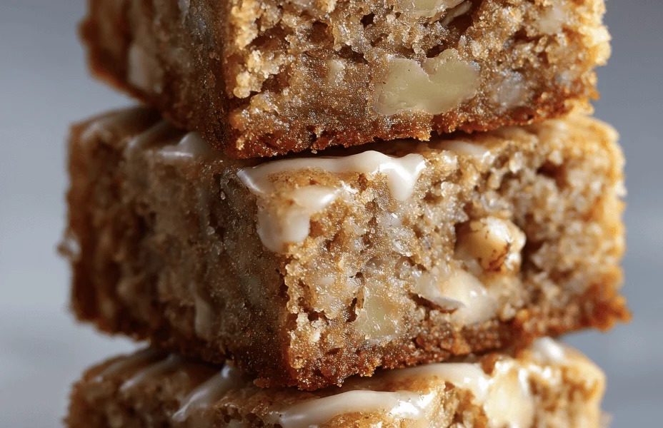 Perfect Maple + Walnut Mini Blondies (No Cracking, Just Chew) 1 mini walnut maple blondies5