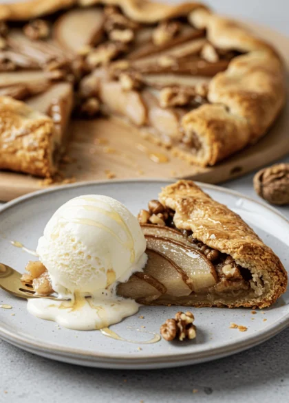 pear and walnut galette 2