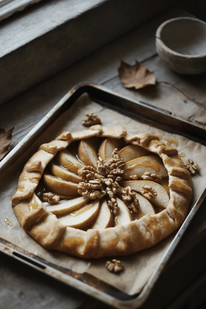 Spiced Pear and Walnut Galette – Rustic and Irresistible 4 pear and walnut galette 20