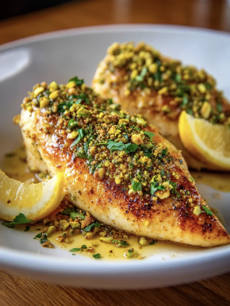 One-Pan Pistachio & Lemon Chicken (10-Minute Weeknight Win) 3 pistachio chicken 17