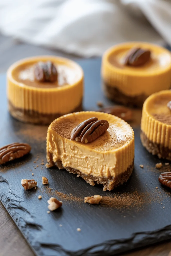 pumpkin spice cheescakes mini 15