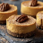 Super Easy Mini Pumpkin-Spice Cheesecakes 24 pumpkin spice cheescakes mini 3