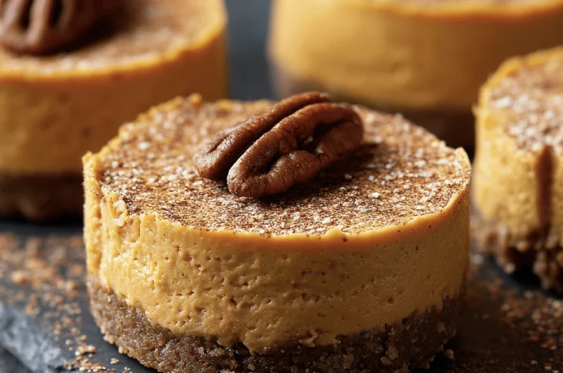 pumpkin spice cheescakes mini 3