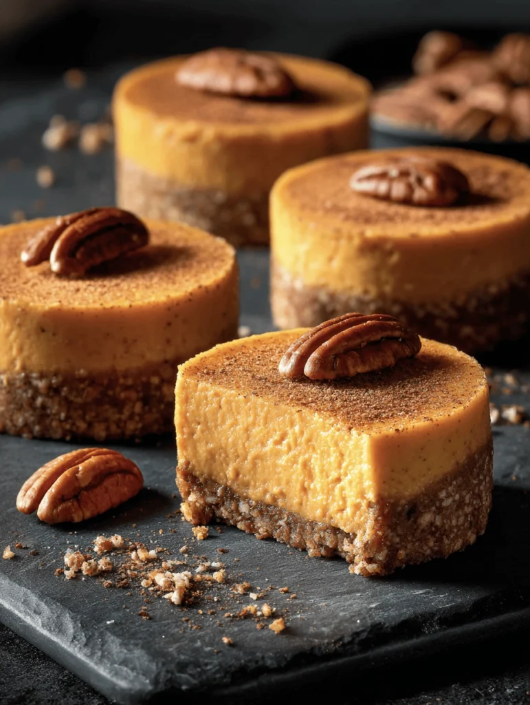 pumpkin spice cheescakes mini 4