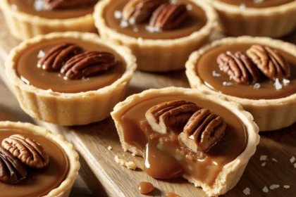 Salted-Caramel Pecan Mini Tarts: The Ultimate Party Canapé 5 salted pecan tarts 8