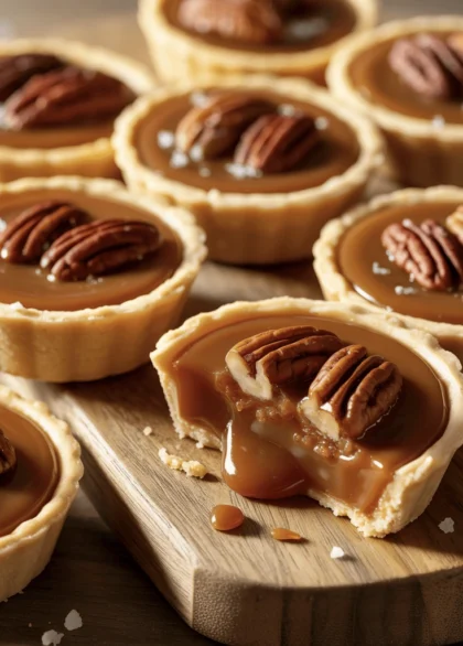 salted pecan tarts 8