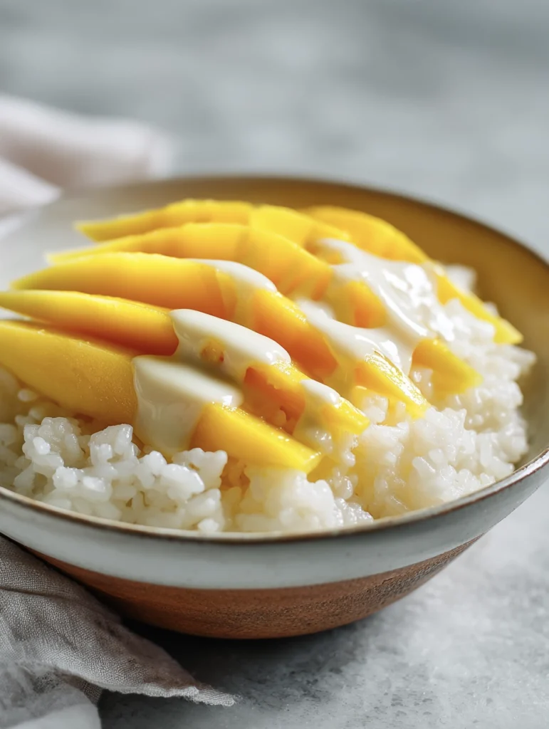 Insanely Easy Mango Sticky Rice 4 sticky mango rice 17