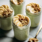 banana matcha pudding 6