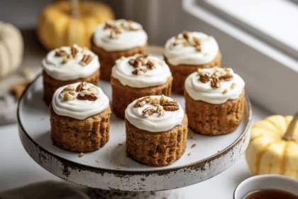 Irresistible Mini Hummingbird Cakes (Banana, Pineapple & Cream Cheese Frosting) 4 mini hummingbird cake 5