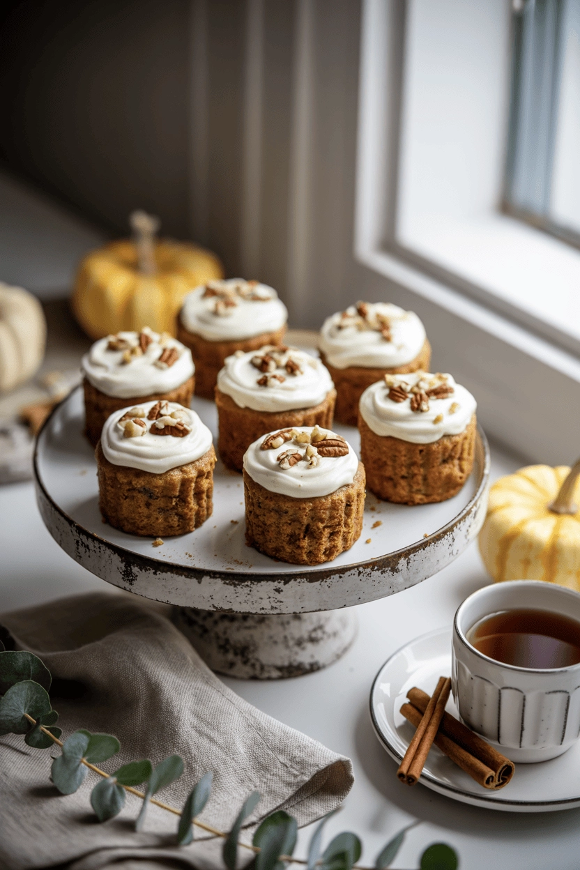Irresistible Mini Hummingbird Cakes (Banana, Pineapple & Cream Cheese Frosting) 6 mini hummingbird cake 5
