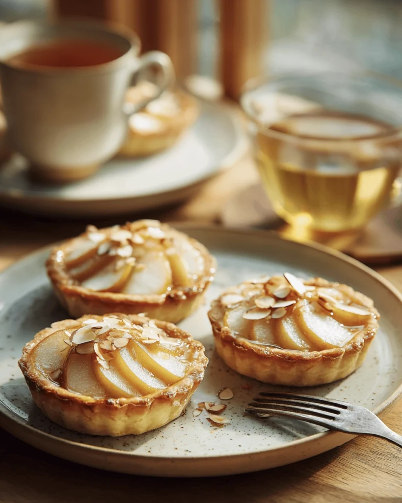 mini pear almond frangipane 17