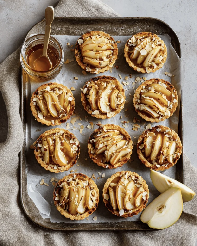 mini pear almond frangipane 20