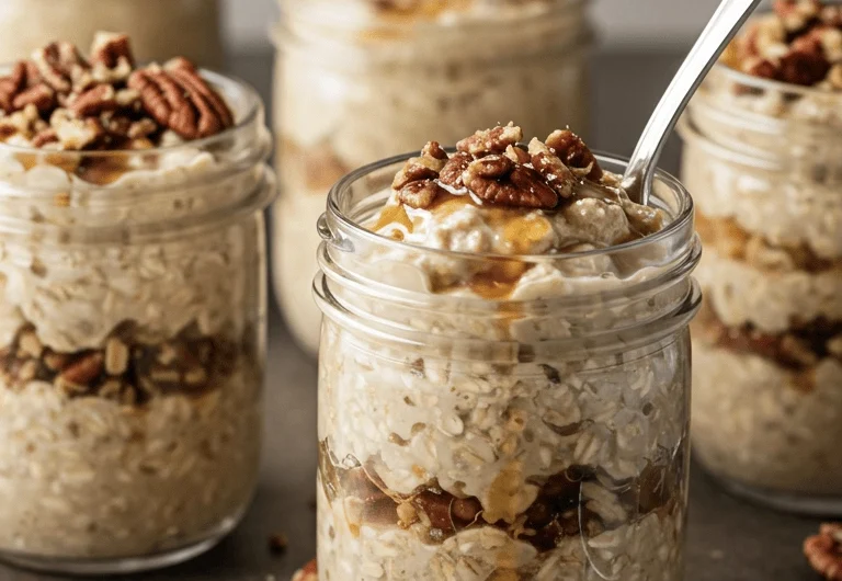 more maple pecan overnight oats 1