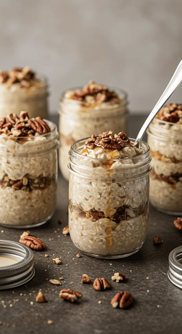 The Perfect Maple-Pecan Overnight Oats 6 more maple pecan overnight oats 1