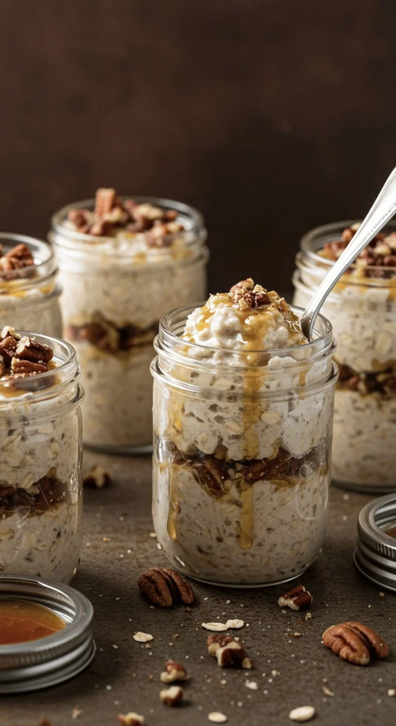 The Perfect Maple-Pecan Overnight Oats 5 more maple pecan overnight oats 4
