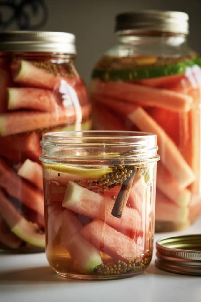 Revolutionary Quick-Pickled Watermelon Rinds — Zero-Waste Sweet-Tart Crunch 2 pickled watermelon rind 8