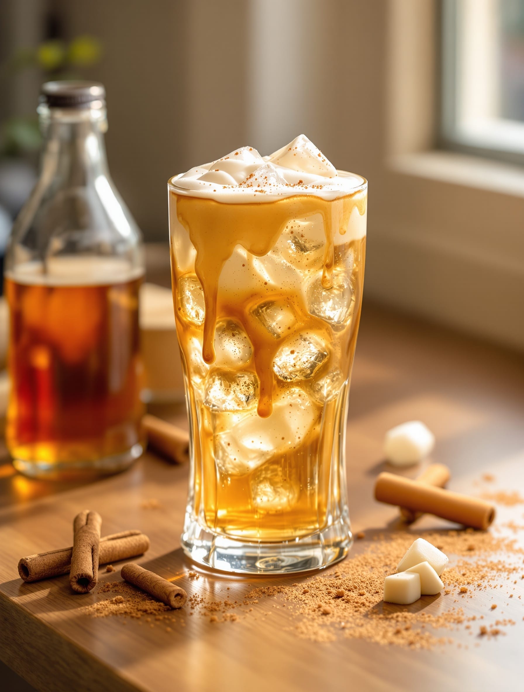 12 Heavy Soda And Dirty Soda Drinks To Try At Home 11 A vibrant glass of cranberry orange heavy soda garnished with orange slices and cranberries.
