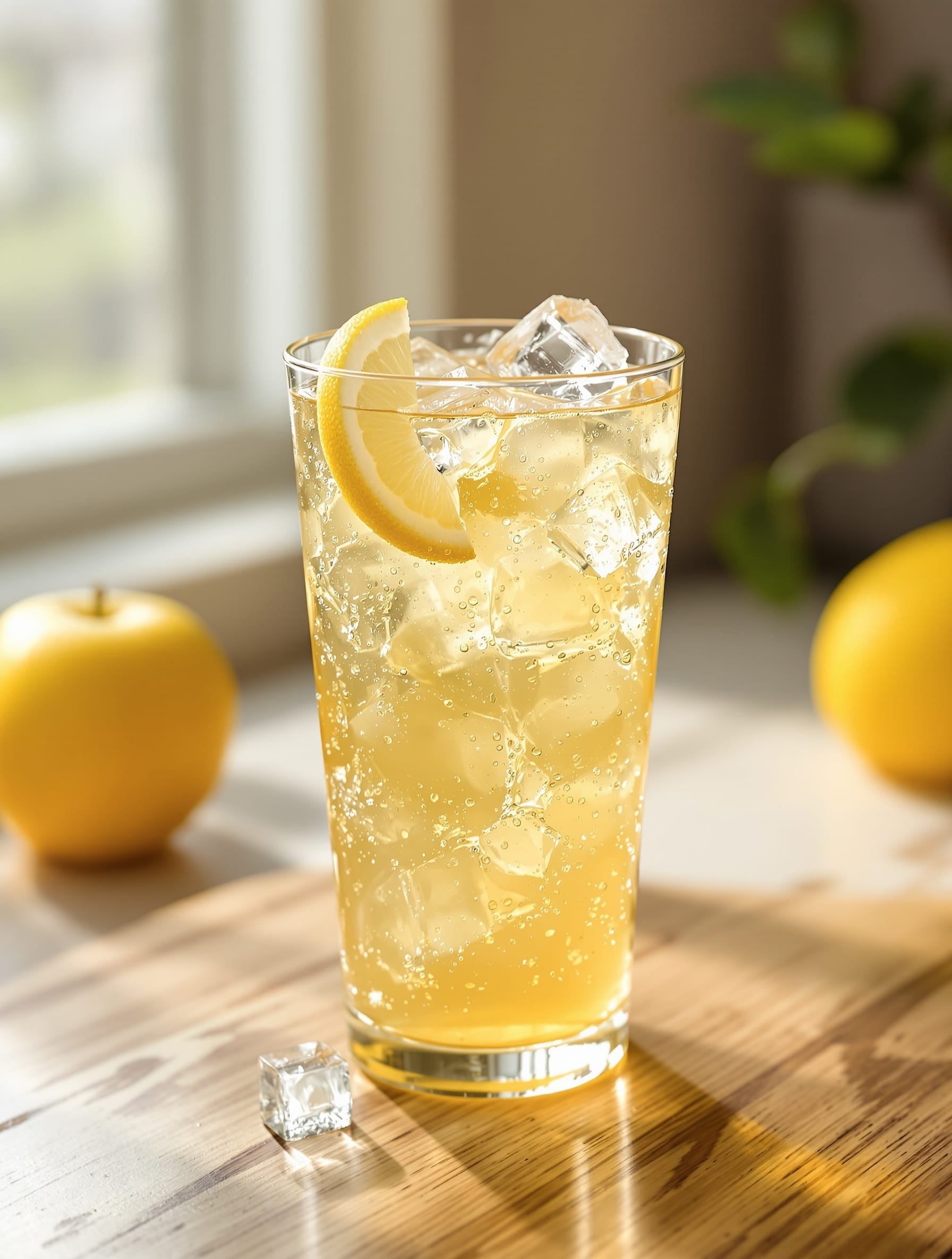 12 Heavy Soda And Dirty Soda Drinks To Try At Home 4 A bottle of Sprite next to a bottle of concentrated apple cider syrup.